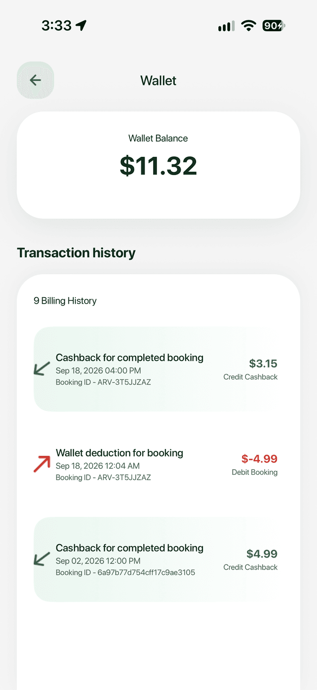 Arriv Arriver app preview